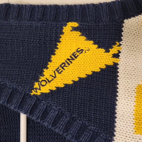 Birch Bros. Vintage University Of Michigan Sweater Vest Size M - Picture 6 of 12